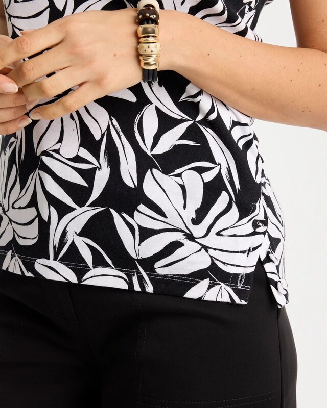 Cotton Button Trim Tank - image 4